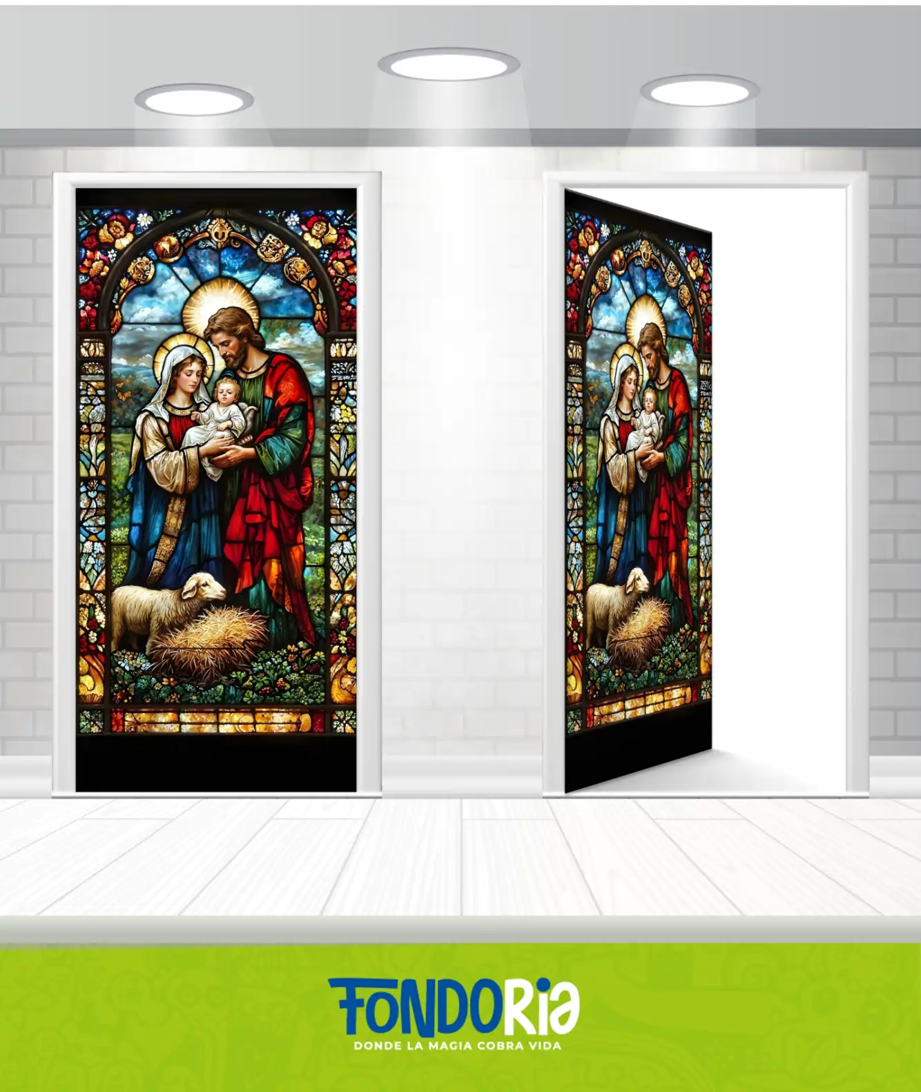 Forro Puerta Pesebre